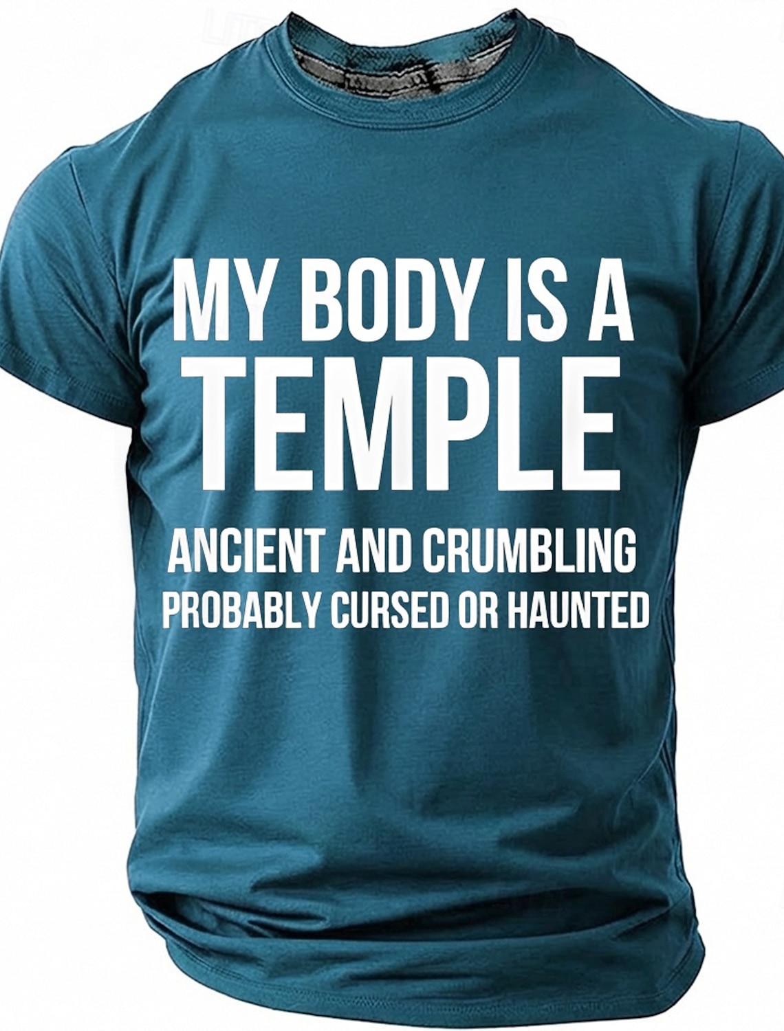 Men's T-Shirt Funny Graphic Short Sleeve UNDIAGNOSED BUT SOMETHING AIN'T RIGHT Lifestyle Humor Tee