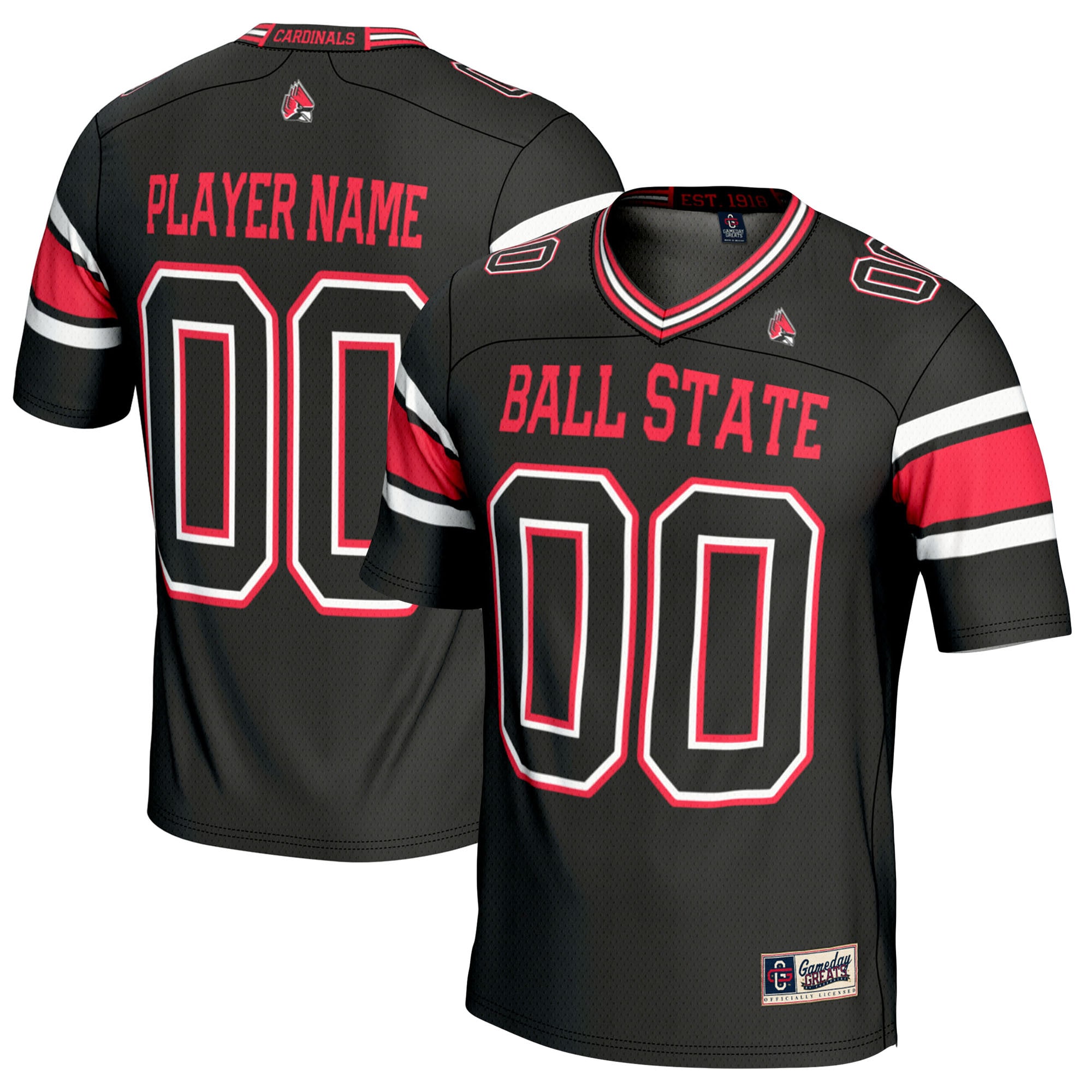 Ball State Cardinals GameDay Greats NIL Pick-A-Player 26/27 Football Jersey - Black