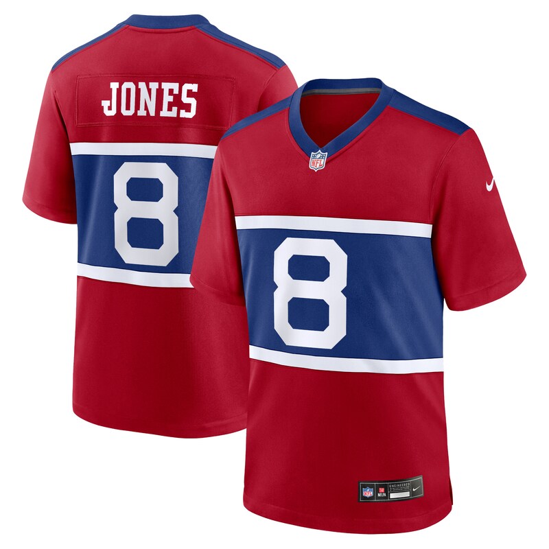 None Daniel Jones NY Giants Sleek Pro-Level Jersey Game Day Wear