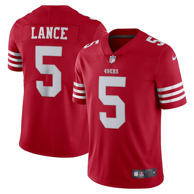 Trey Lance San Francisco 49ers Nike Vapor Limited Jersey - S...