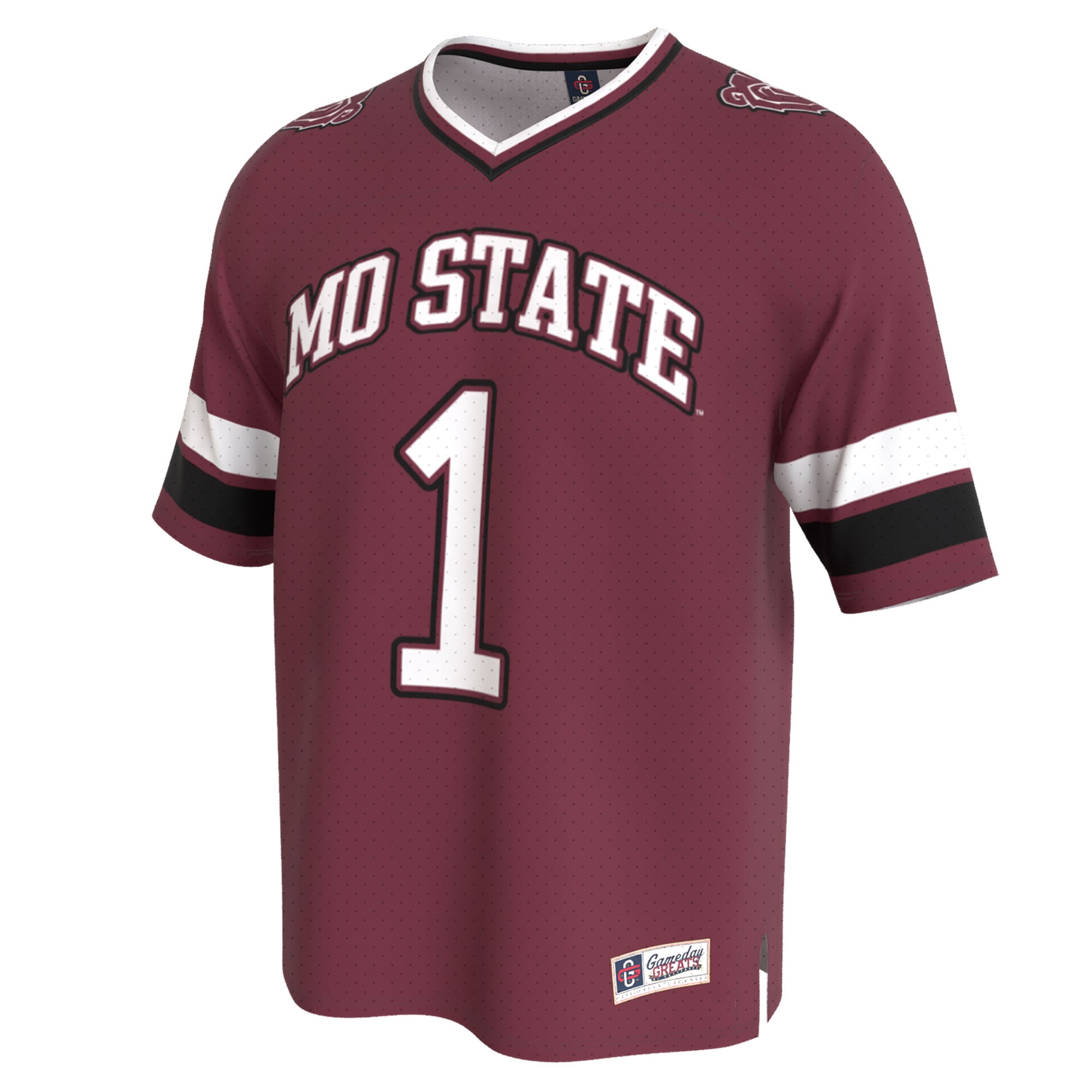 [DDG] Missouri State University Bears GameDay Greats Unisex Lightweight Collegiate Football Fashion Jersey - Maroon