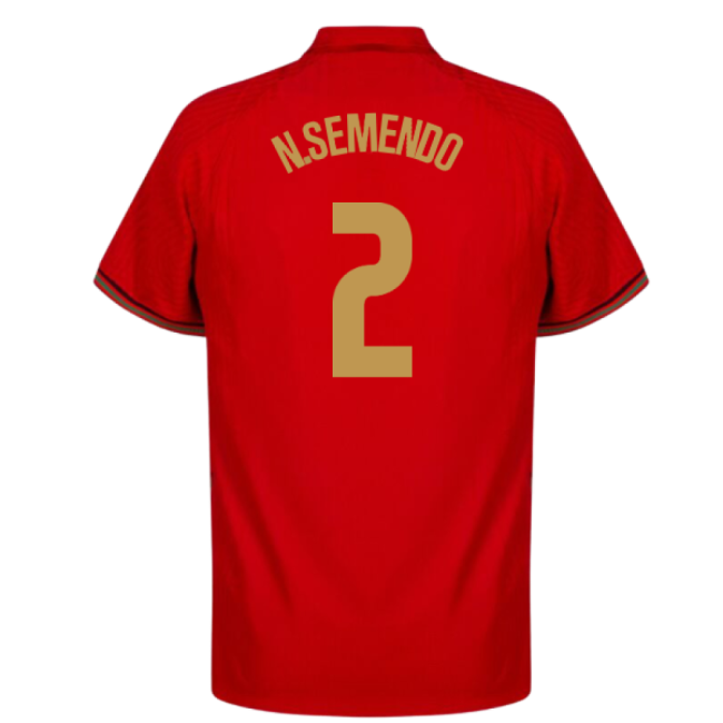 2020-2021 Portugal Home Shirt (N.Semendo 2) Official Worldcup