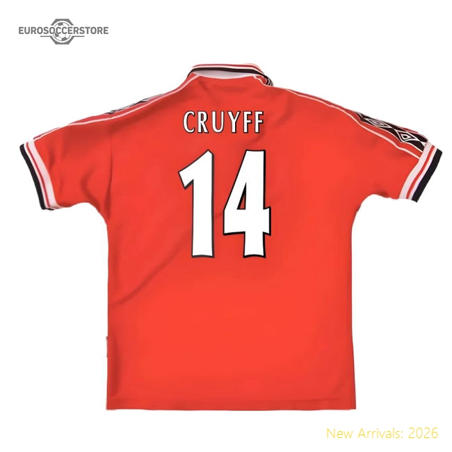Exclusive Home Manchester United Cruyff Jersey 2022-2023 Windproof