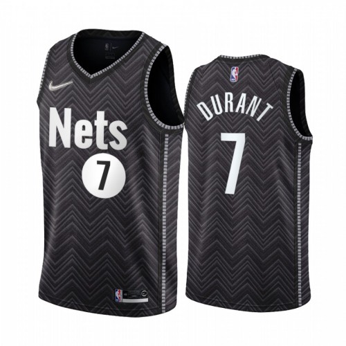 Black BKN Kevin Durant #7 Professional Jersey NBA Fan Apparel