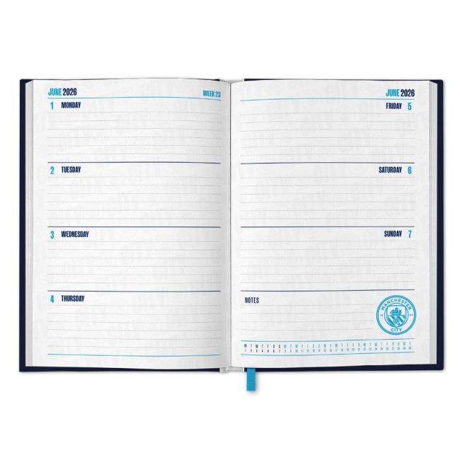Budget-Friendly Manchester City FC Calendar & Diary Musical Gift Bo...