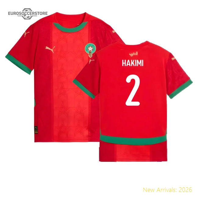 Superior 2024-2025 Morocco National Team First Jersey (kids) (hakim