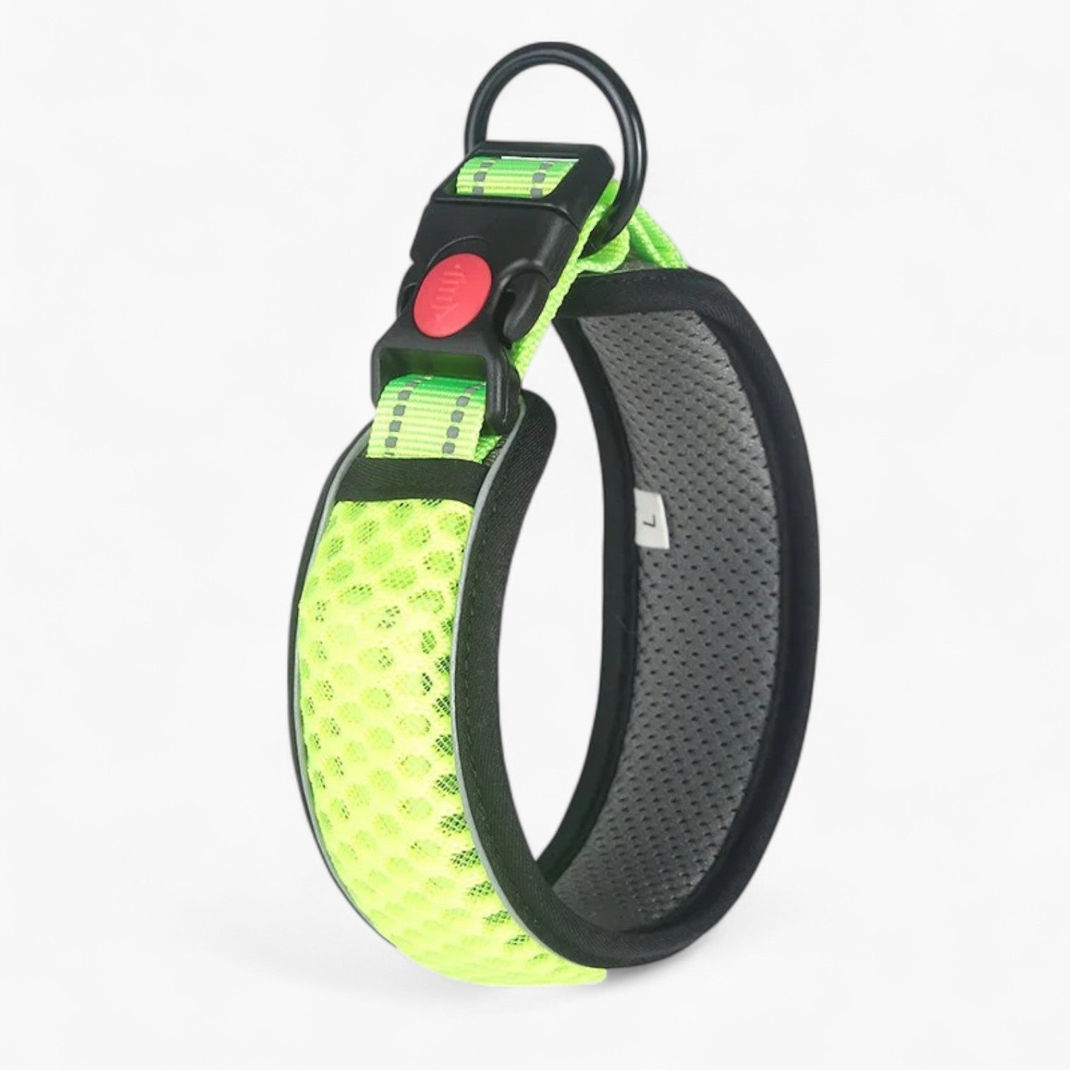 French Bulldog Hexafur Frenchie Reflective Collar – Night Safety