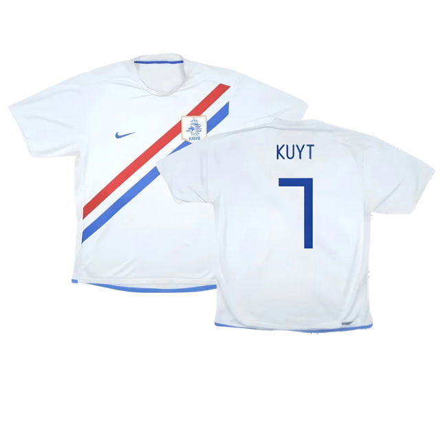 Holland 2006-08 Away Shirt ((Very Good) S) (Kuyt 7) Worldcup