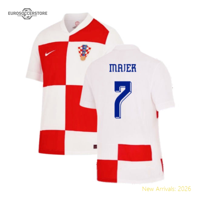 Croatia Home Kit 2024-2025 Fan Edition Jersey Game Ready