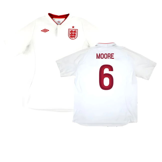 England 2012-13 Home (Mint) (Moore 6)