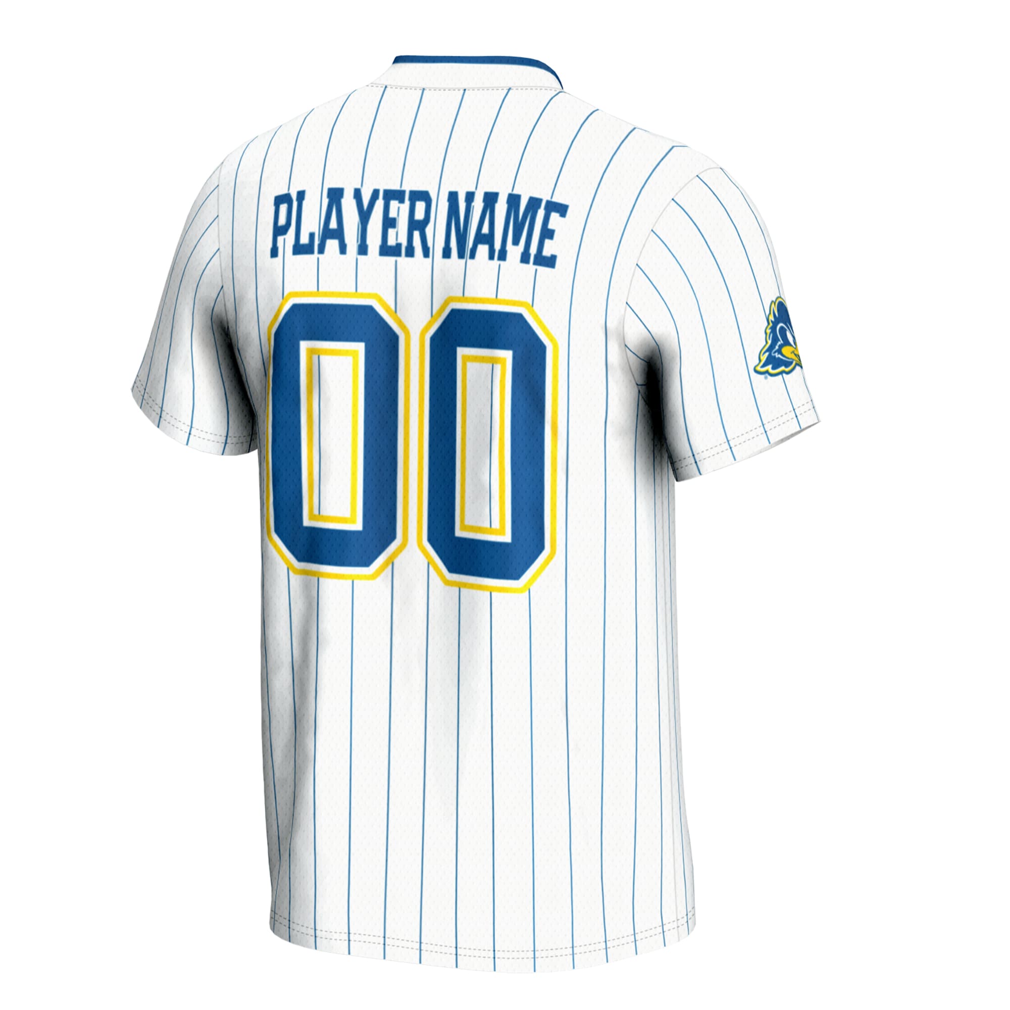 [NJP] Delaware Fightin' Blue Hens GameDay Greats Youth NIL Pick-A-Player Lightweight Softball Jersey - White