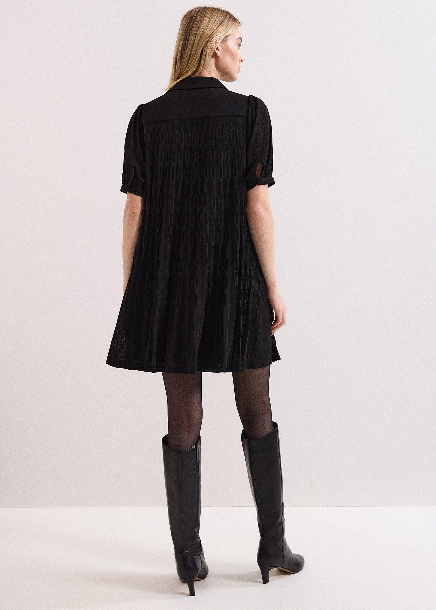 Pleated Swing Dress
