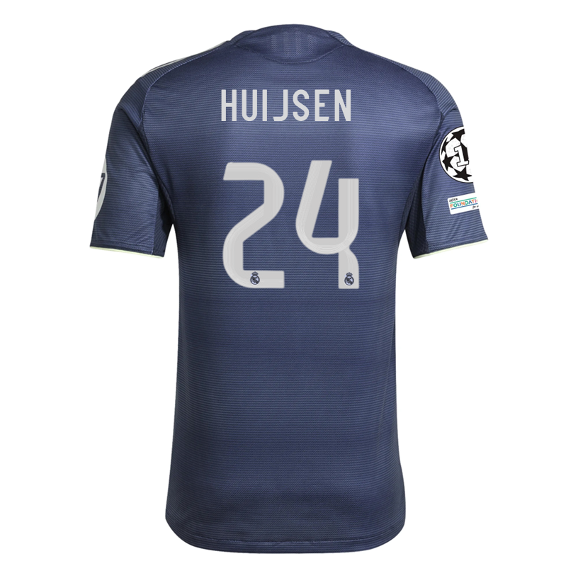 Real Madrid Patches 2025-2026 UCL Away Jersey – Authentic Shirt
