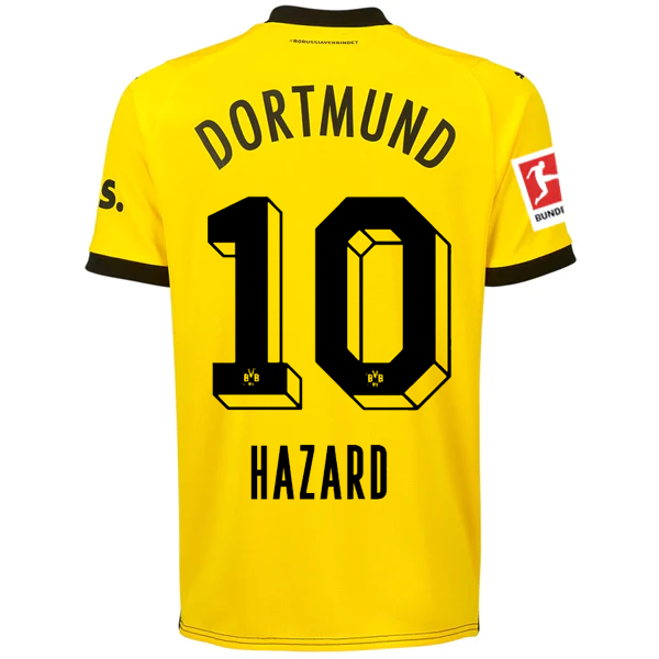 Borussia Dortmund Hazard 2023-2024 Bun Home Jersey – Authentic Shirt