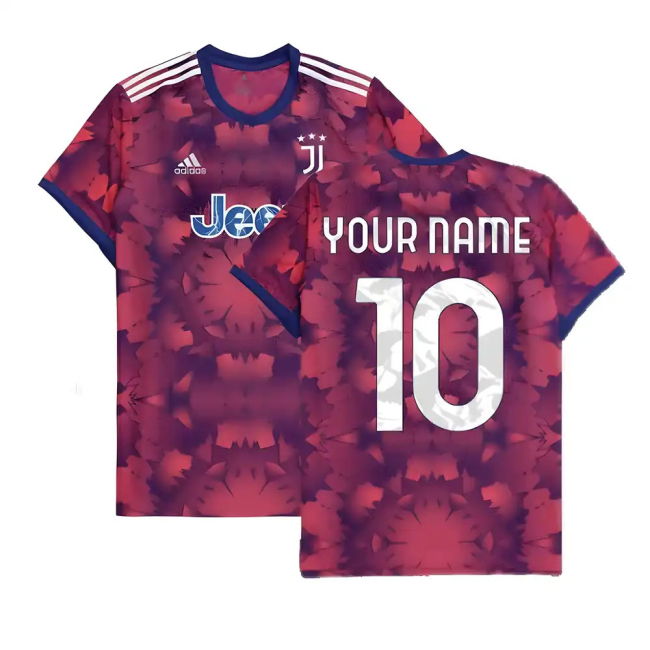 2022-2023 Juventus Third Sleek Shirt (Your Name) Reinforced Seams