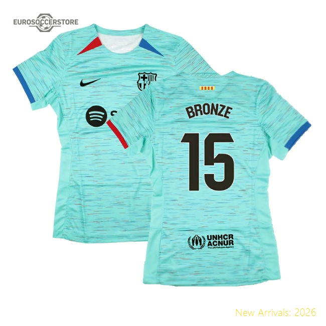 Stylish Womens Football Team Bronze Jersey 2023-2024 Flattering