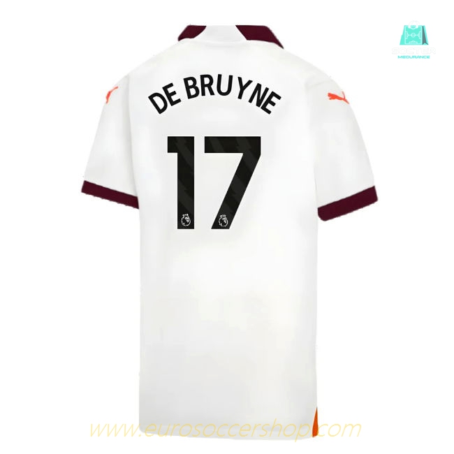 2023-2024 Man City Away Shirt (Kids) (DE BRUYNE 17)