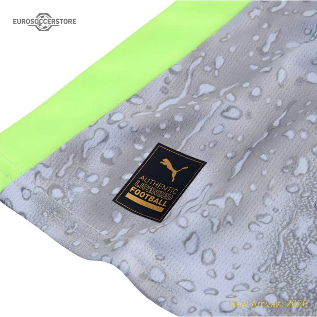 Man City Soccer Jerseys Children 2025 Third Jersey Shirt