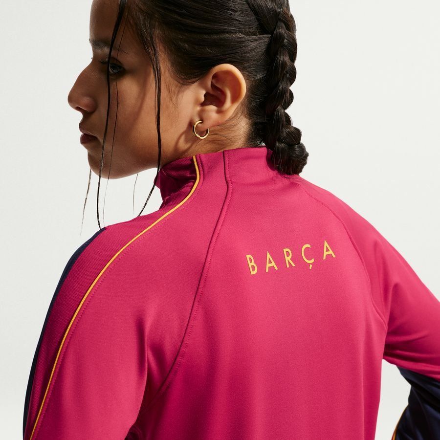 [EFKS] Barcelona Dri FIT Strike Noble Red/Blackened Blue/Mineral Training Kids Yellow
