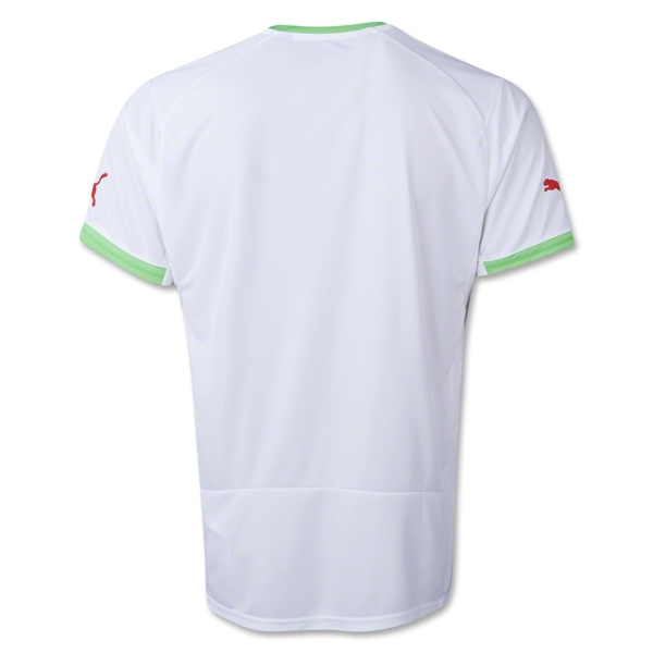 Match Quality 2014 World Cup Algeria Home White Soccer Jersey Shirt