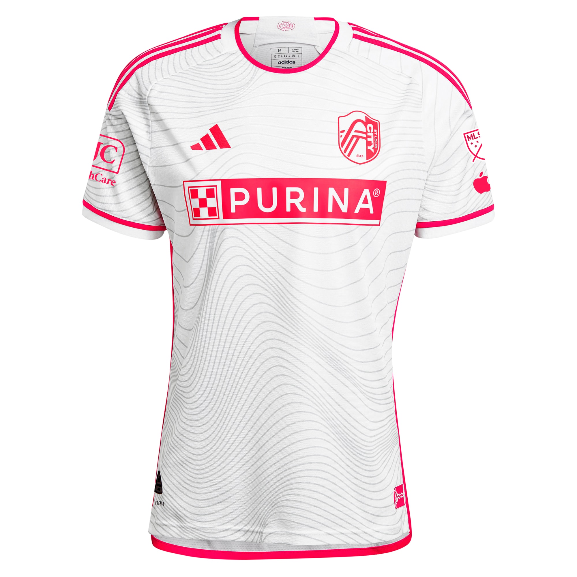 [JED] Cedric Teuchert St. Louis City SC 2024 The Confluence Kit Authentic Player Jersey - White