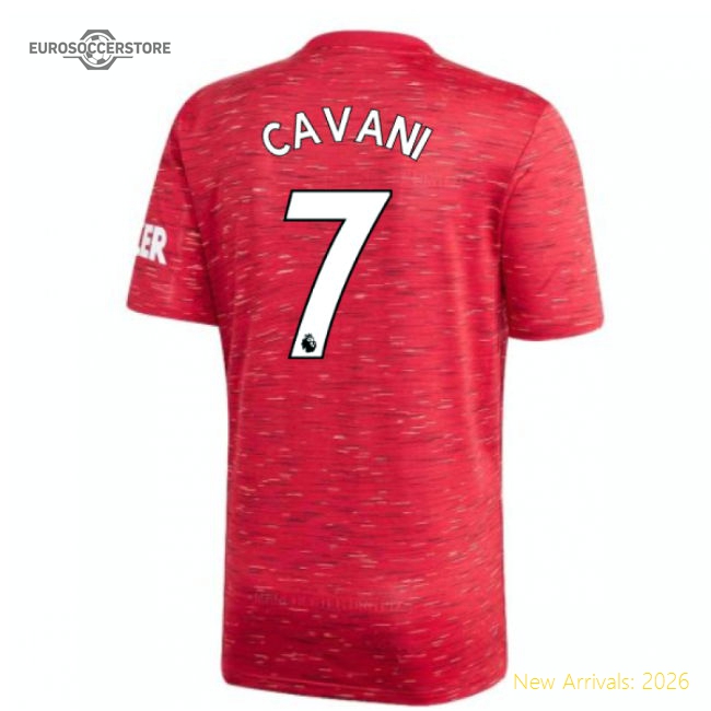 2020-2021 Man Utd Adidas Home Football Shirt (Kids) (CAVANI 7)