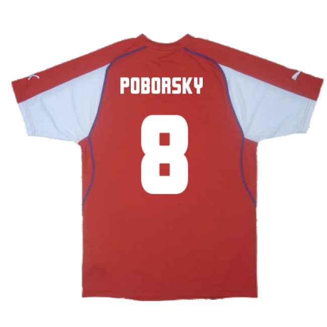 Poborsky 8 Czech Republic Senior Team Top Tier Home Pro Shirt