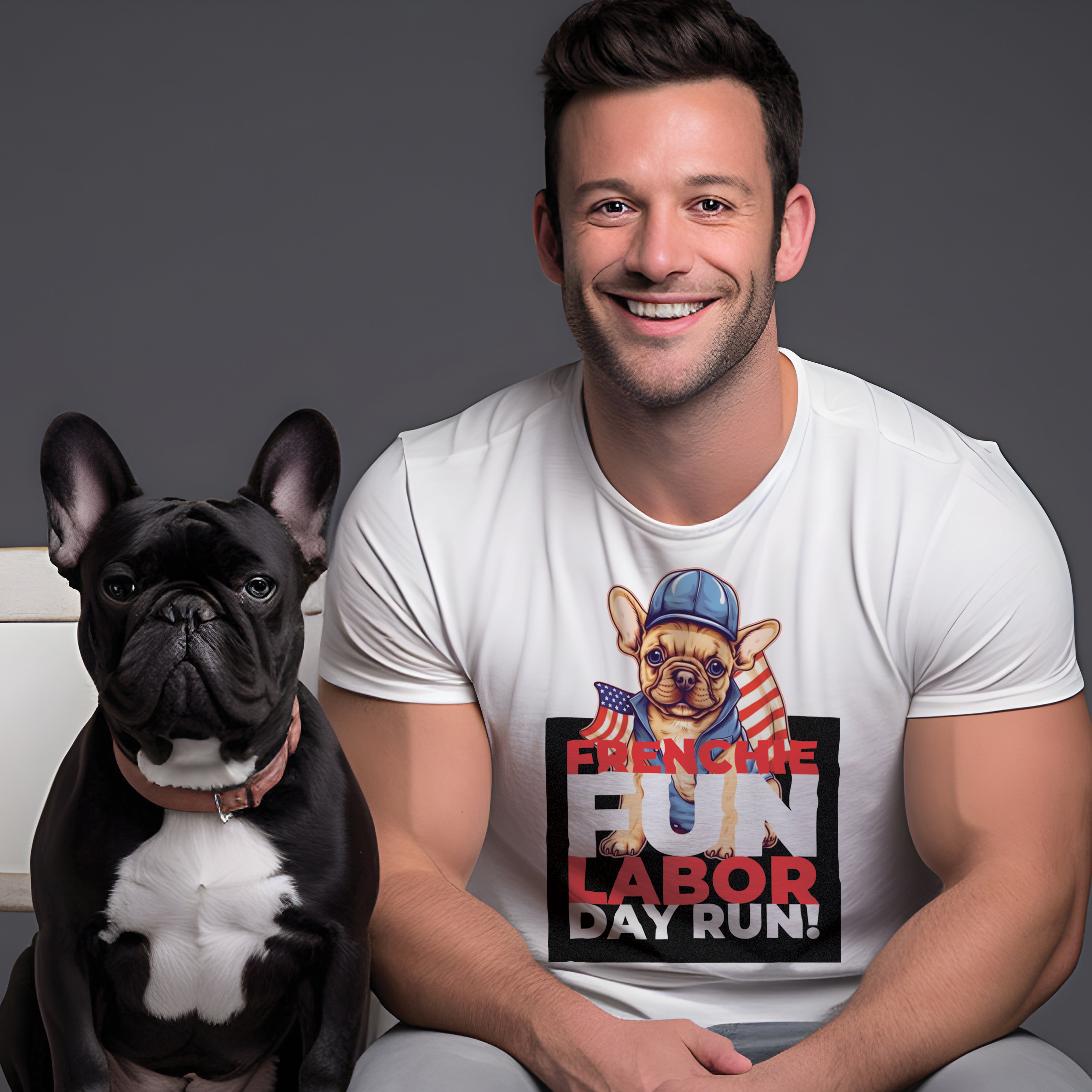 Holiday Tee - Durable Unisex T-shirt For Frenchie Fans | Comfy Fit