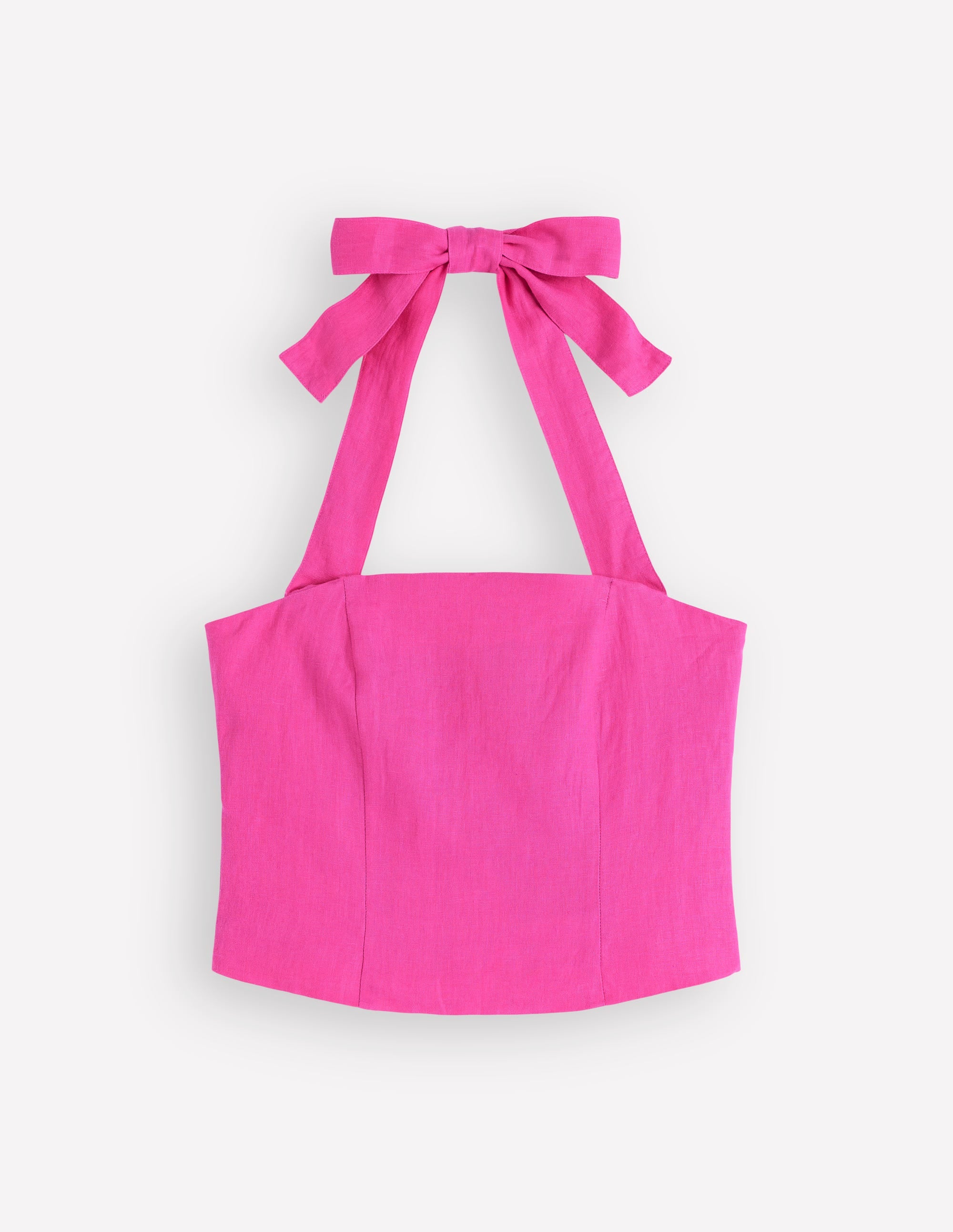 Halterneck Linen Top