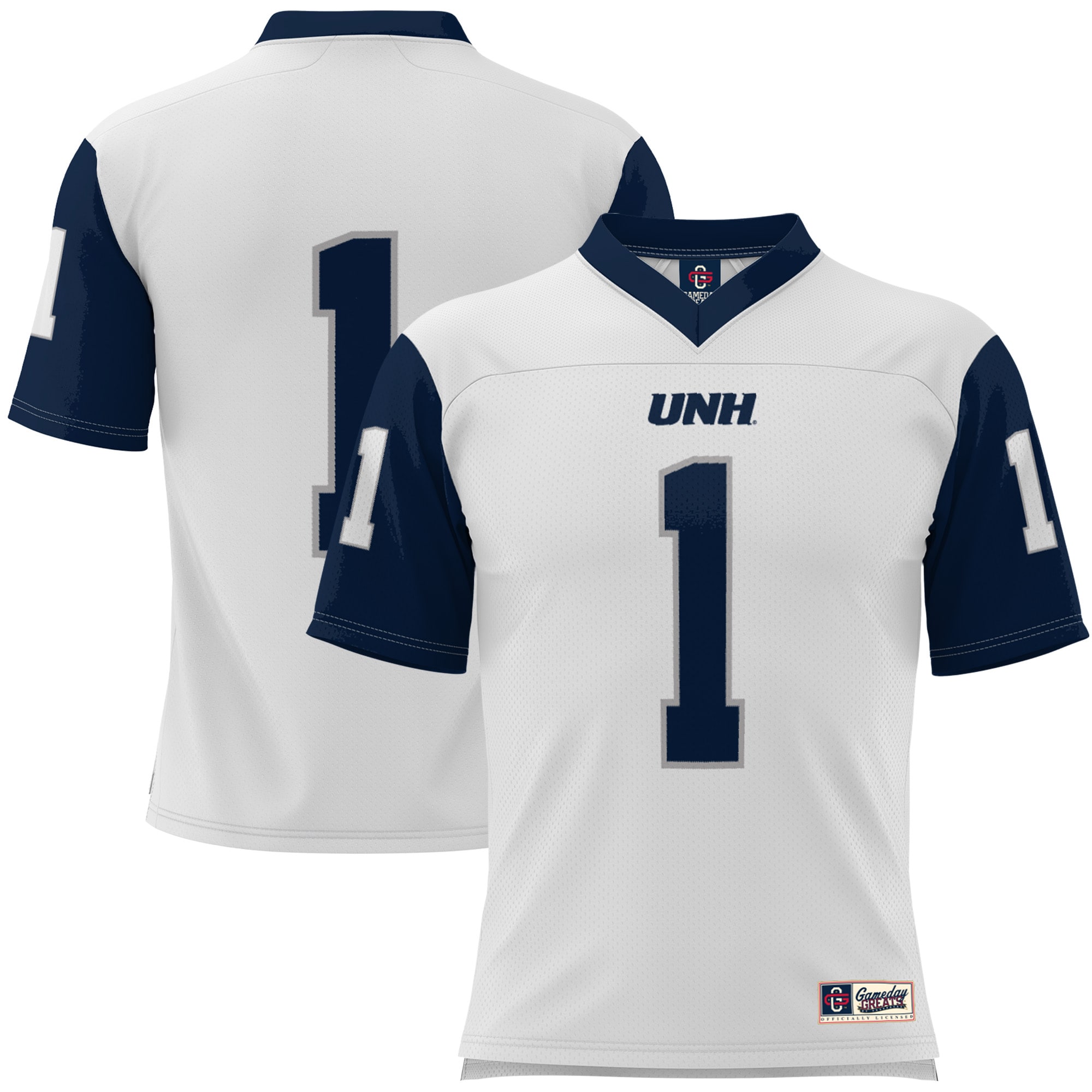[Youth] New Hampshire Wildcats #1 Football Jersey - White | Stadium Series 2026