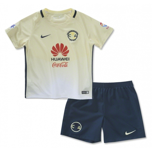 Kids Club America 2016-17 Home Soccer KitsShirtShorts - Official