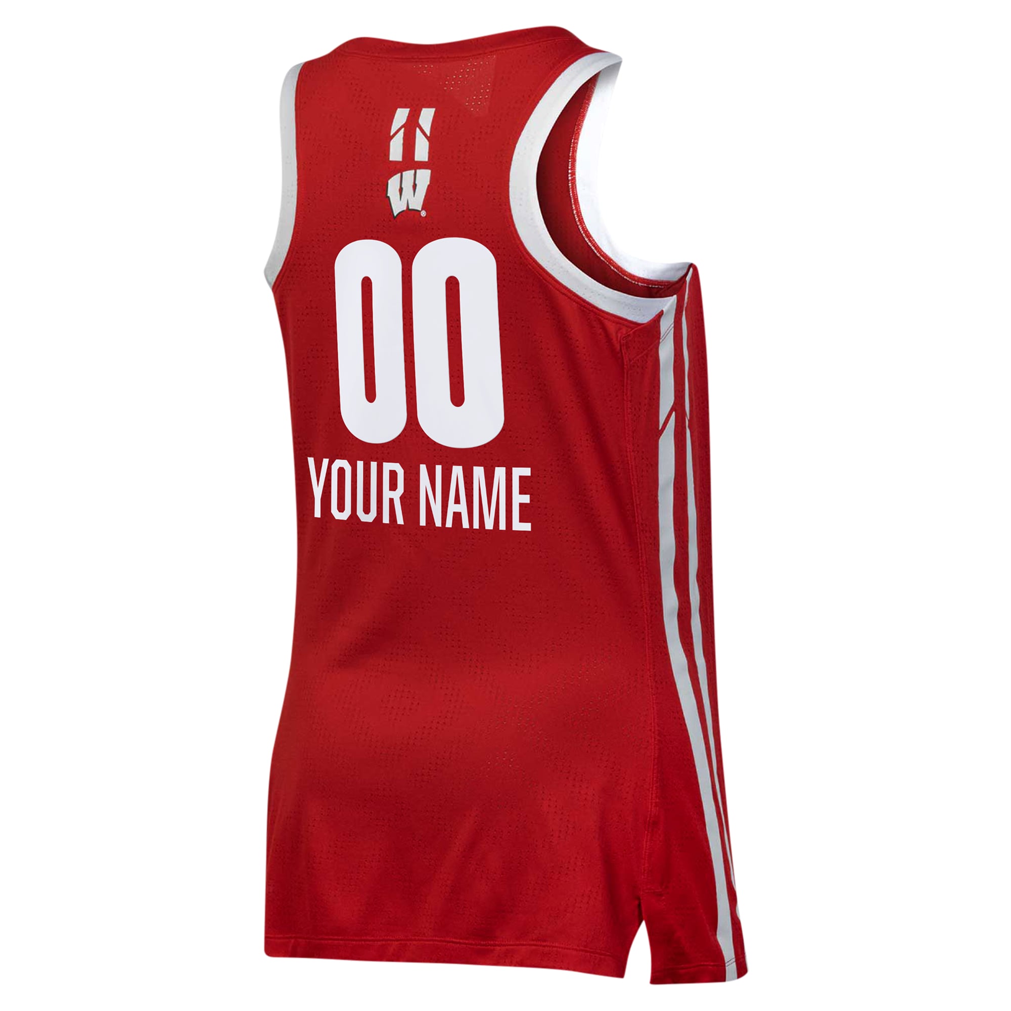 Wisconsin Badgers Under Armour Women's Custom Alternate Basketball Jersey - Red