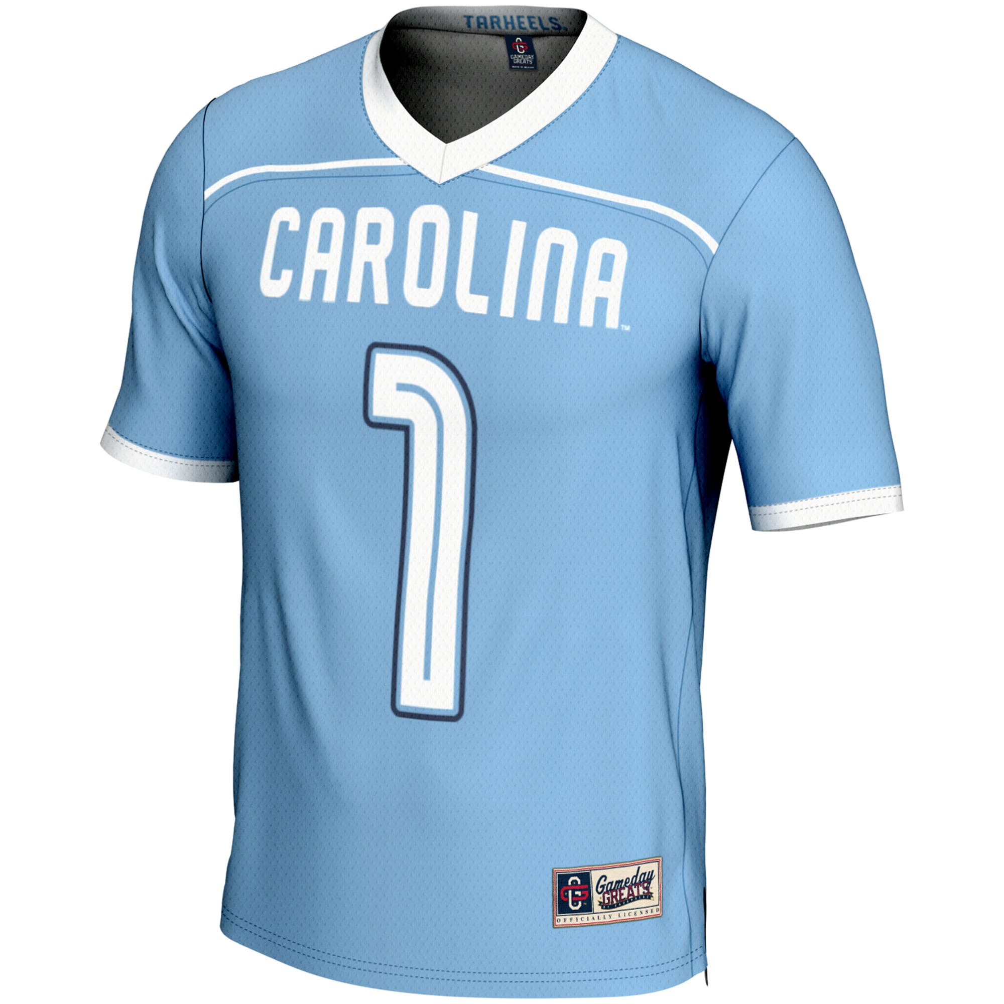 [DDG] North Carolina Tar Heels GameDay Greats Lightweight Men's Lacrosse Jersey - Carolina Blue