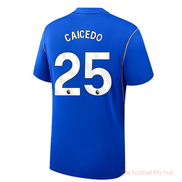 Team Football Chelsea 2026-2027 Home Shirt (Caicedo 25)