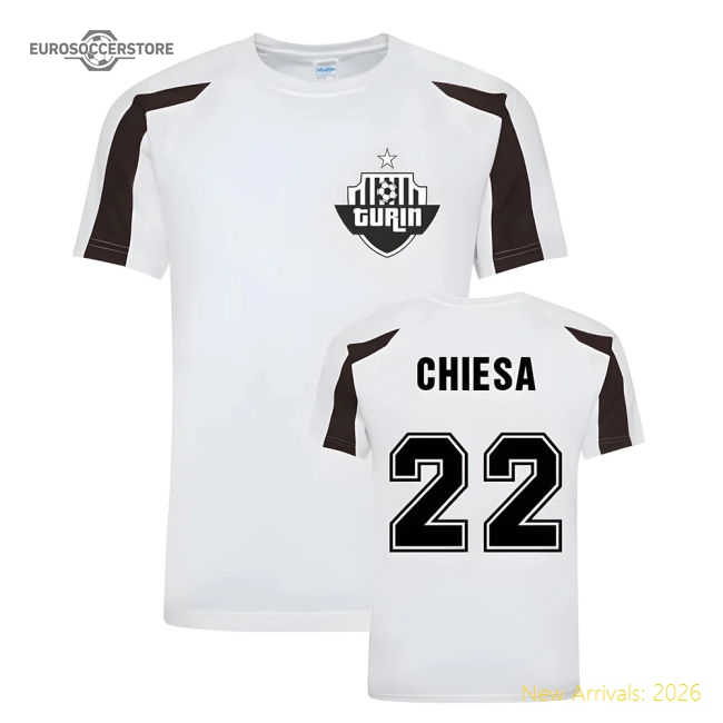 Excellent Federico Chiesa Juve Sports Training Football Jersey (white)