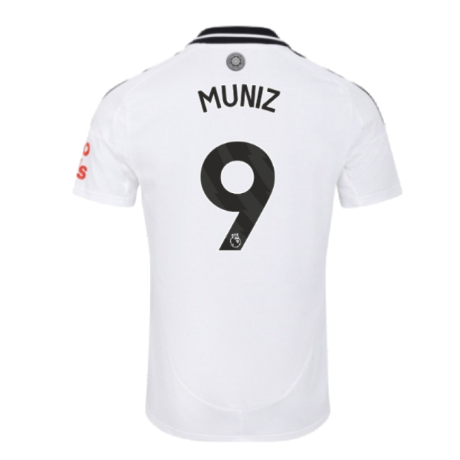 Fulham Home Football Shirt 2024-20 Season Muniz 9 L M S