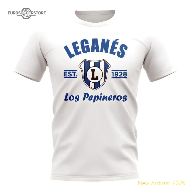 Official Authentic Leganes Established Football T-Shirt (White)