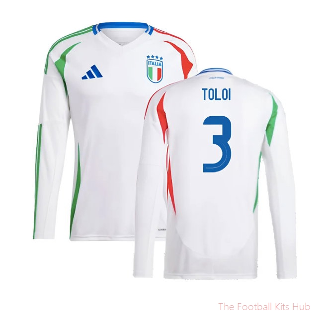 2024-2025 Italy Long Sleeve Away Shirt (TOLOI 3)