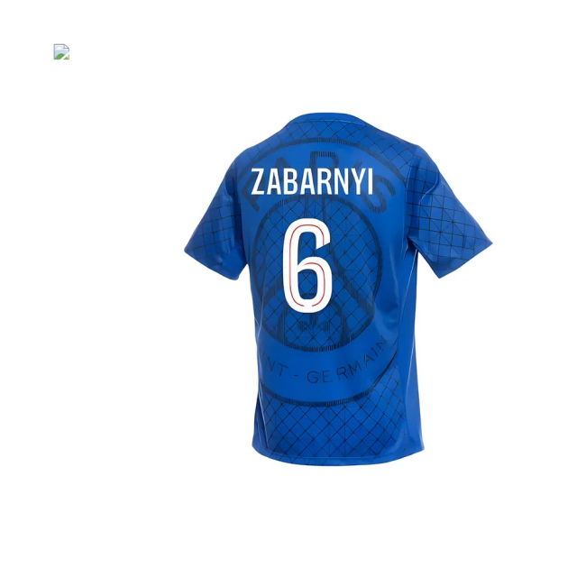 Fan Quality PSG Home Fan Jersey (Adults) (Zabarnyi 6)