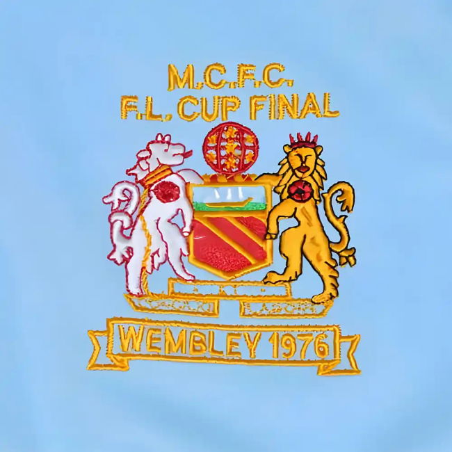 1976 Man City Soccer Jerseys high quality Third Shirt - Adults