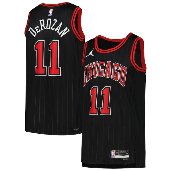 DeMar DeRozan CHI Premium Swingman Jersey - Black - Licensed Product