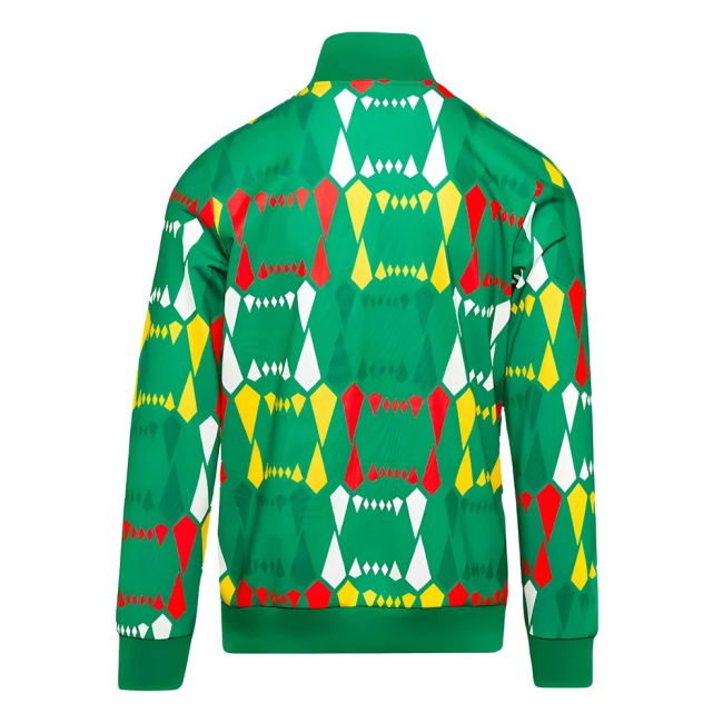 Premium-Quality 2023-2024 Senegal Ftblculture Track Jacket (Green)