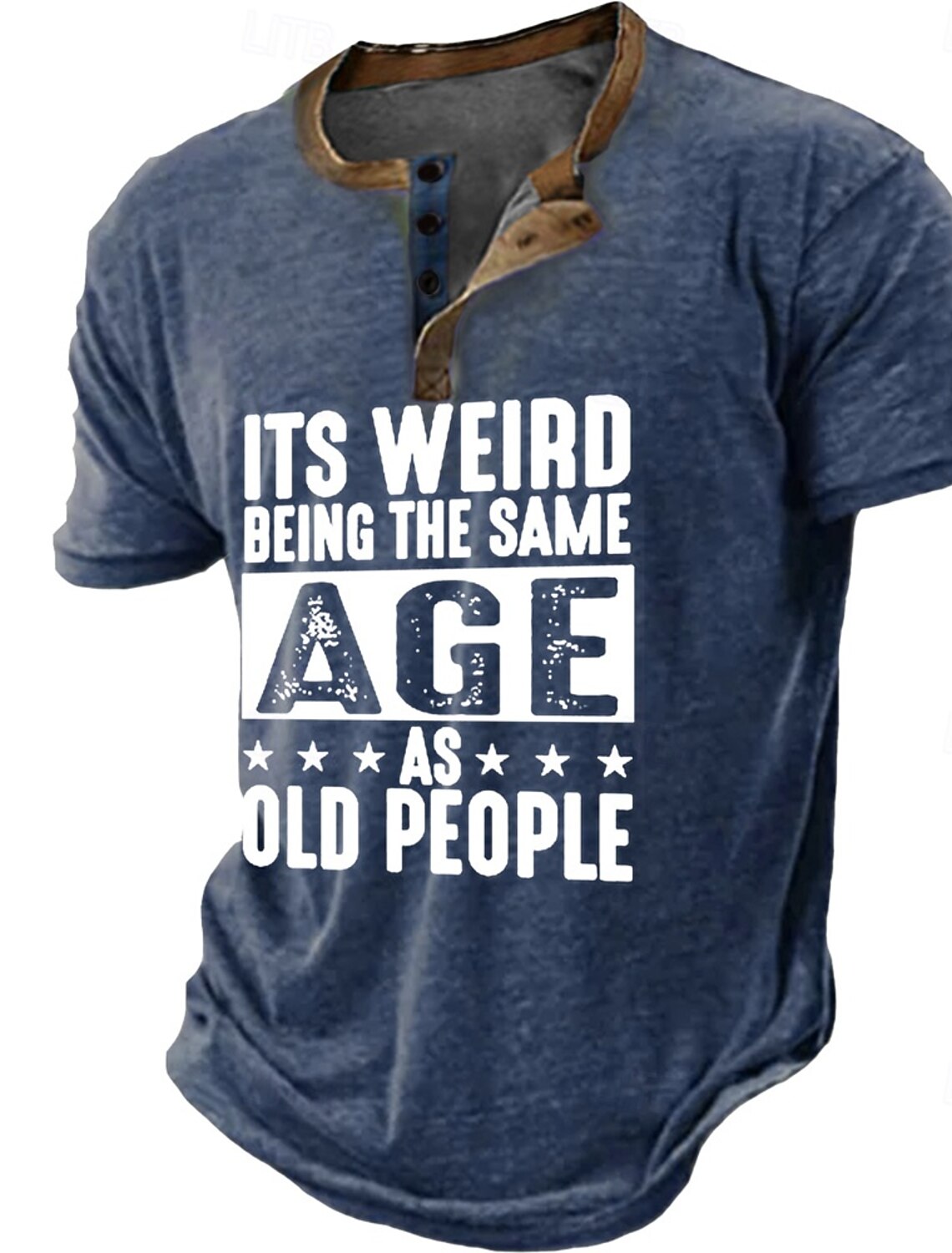 Men's Short Sleeve Graphic T-Shirt with Funny Aging Quote: 