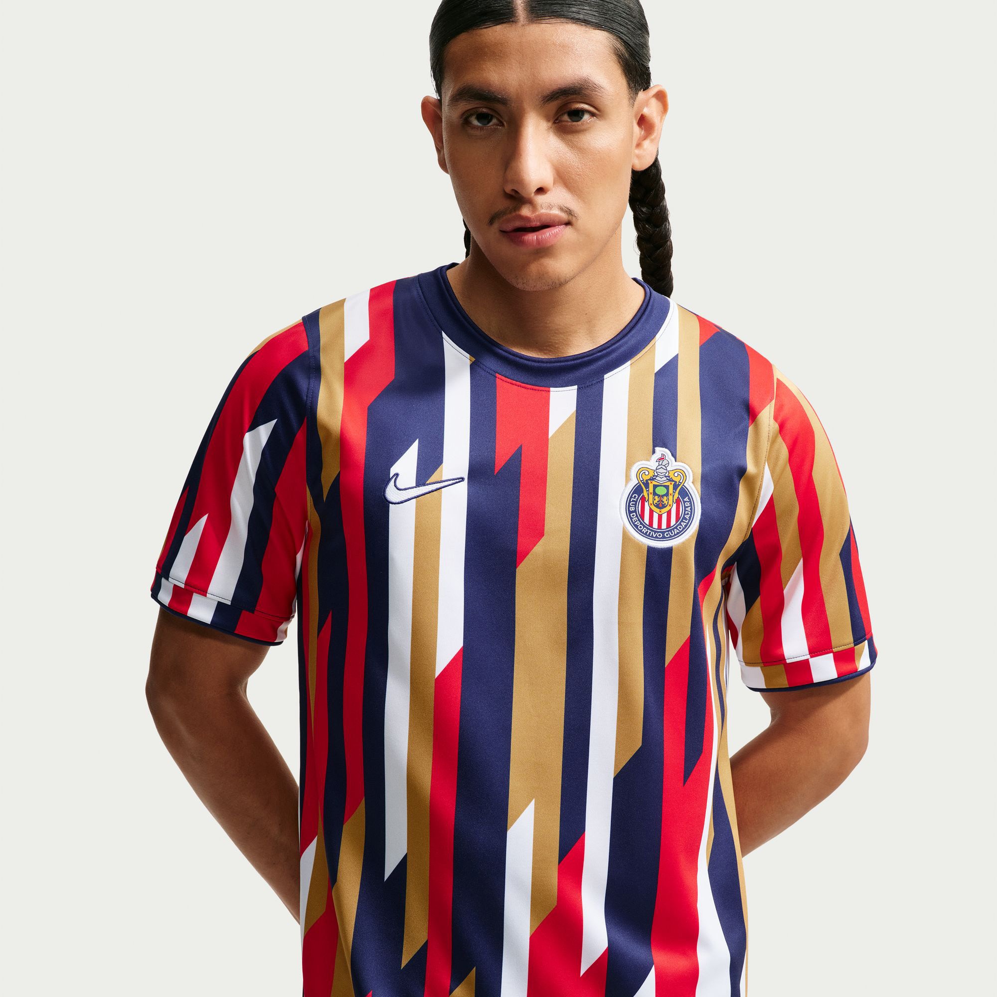 [SJH] Chivas 2026/27 Home Dri-FIT Pre-Match Jersey Top - White
