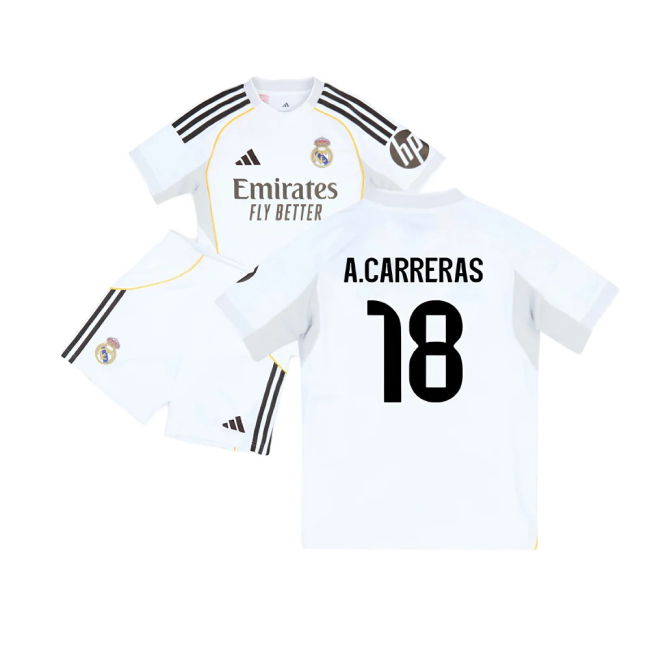 Real Madrid CF Official 2025-2026 Kit (A.Carreras 18) | Official