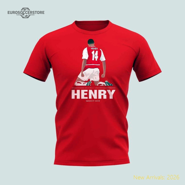 Arsenal T-Shirt Player Edition For Adults (Red) Match Day Shirt