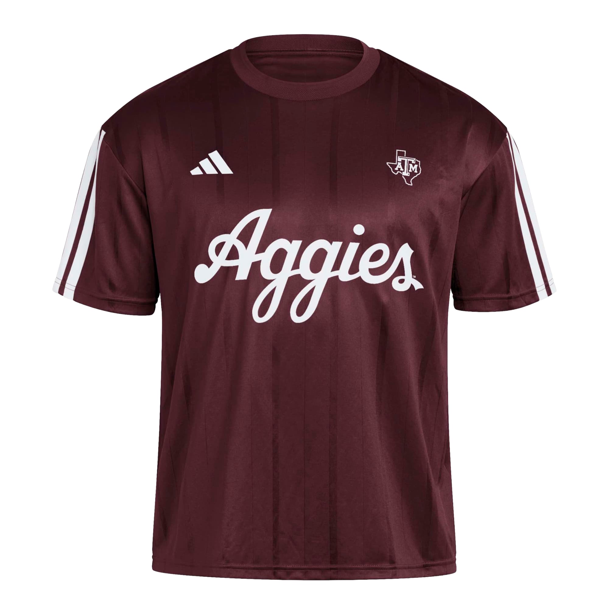 [JED] Texas A&M Aggies Soccer Fashion Jersey - Maroon