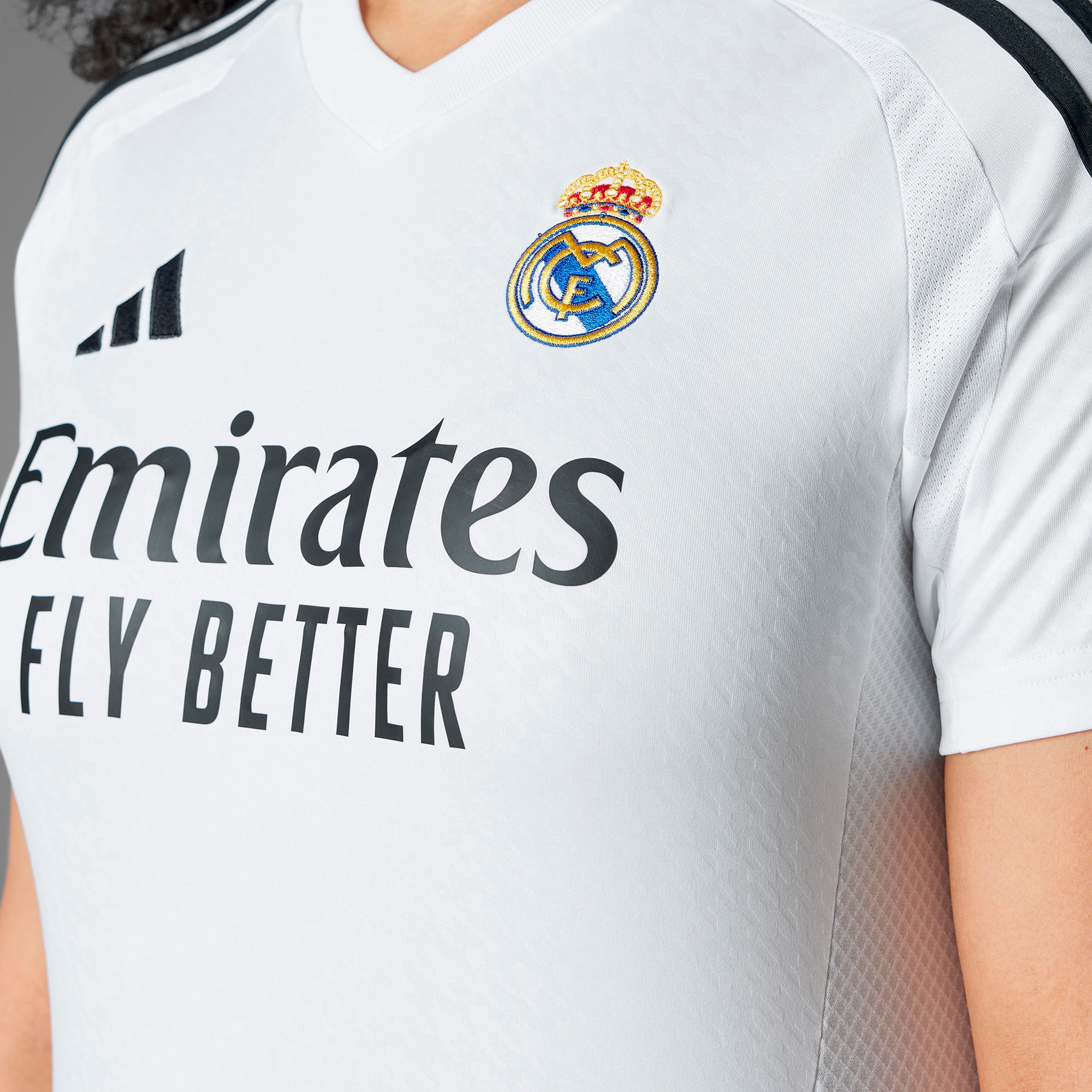 [JED] Vini Jr. Real Madrid Women's 2024/25 Home Replica Player Jersey - White
