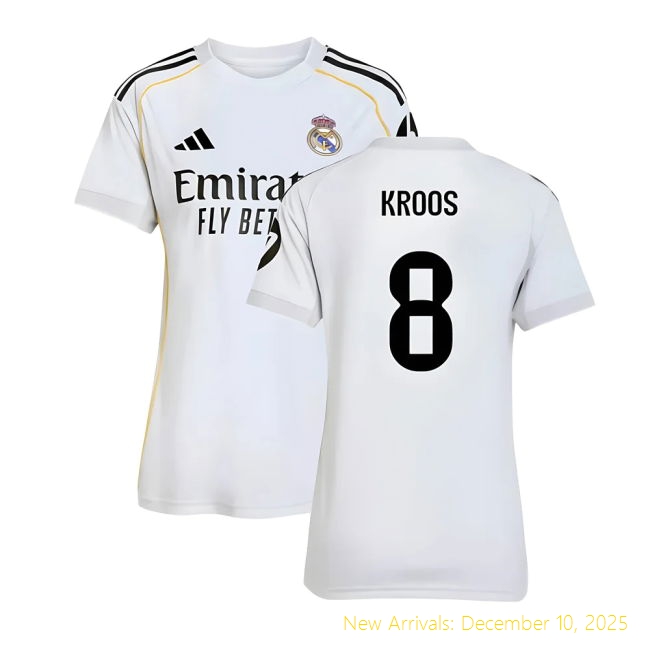 2025-2026 Real Madrid RM Authentic Home Shirt (Womens) (Kroos 8)