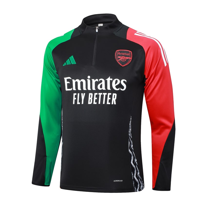 Arsenal Training Tracksuit 2024 2025 Dark Black
